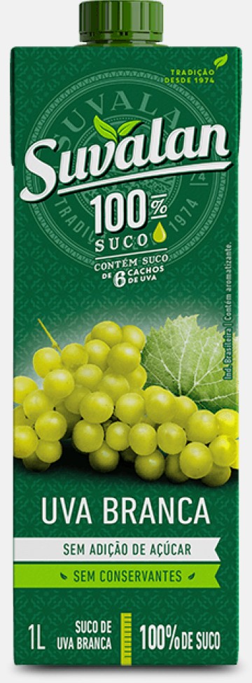 100% Suco-Uva Branca